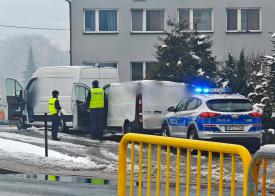 Kolizja na DK28 w Makowie Podhalańskim.