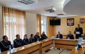 Strażacy ochotnicy wybrali nowe władze. Ważny zjazd w Suchej Beskidzkiej.