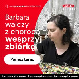 Mieszkanka Lachowic walczy z agresywnym nowotworem. Apel o pomoc dla Barbary Hulbój.