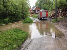 Niespokojna niedziela w związku z opadami deszczu