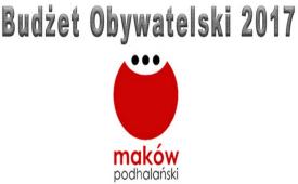 Maków Podhalański: Wyniki głosowania na Budżet Obywatelski 2017