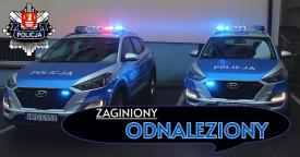 39-latek odnaleziony. Poszukiwania zostały zakończone.