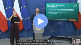 Włodzimierz Czarzasty wspomniał o Babiej Górze. Padły zaskakujące słowa podczas konferencji.