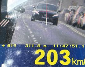 Pędził 203 km/h przez Kraków! Stracił prawo jazdy, dostał gigantyczny mandat.