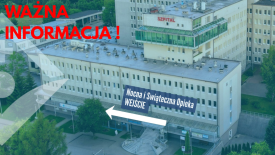 Czasowa zmiana lokalizacji Nocnej i Świątecznej Pomocy Medycznej w Suchej Beskidzkiej!