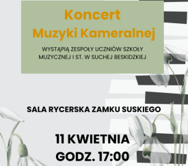 Koncert Muzyki Kameralnej na Zamku Suskim.