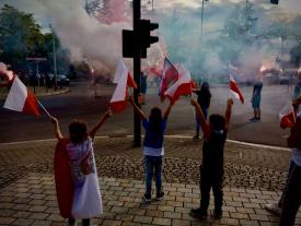 Jordanów w hołdzie Bohaterom Powstania Warszawskiego. 