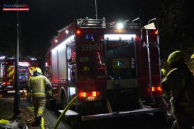 Pożar pieca w Zawoi – szybka interwencja straży pożarnej.