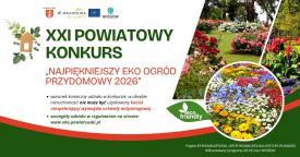 Najpiękniejszy ogród w powiecie? Rusza ekologiczny konkurs dla mieszkańców