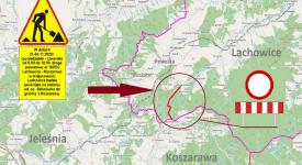 Zamknięcie odcinka drogi powiatowej nr 1697K Lachowice – Koszarawa