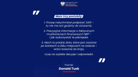  Donald Tusk apeluje do prezydenta. Trzy postulaty w sprawie programu SAFE!