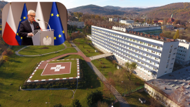 Blisko milion złotych dla suskiego szpitala na modernizację lądowiska dla śmigłowców.