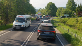 Kolizja w Suchej Beskidzkiej - szczegóły zdarzenia. 