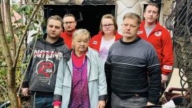 Tragiczny pożar w Stryszawie. Rodzina straciła cały dobytek życia.