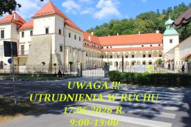 Uwaga kierowcy! We środe utrudnienia na ul. Zamkowej w Suchej Beskidzkiej.