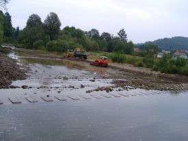 Przy suskich wodospadach poprawiono przepustowość koryta rzeki