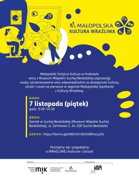 Zapraszamy na Małopolskie Spotkanie z Kulturą Wrażliwą w Suchej Beskidzkiej!