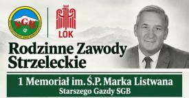 1. Memoriał im. Marka Listwana. Rodzinne zawody strzeleckie w Suchej Beskidzkiej.