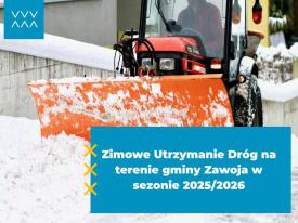 Zawoja przygotowana na zimę – informacje dla mieszkańców.