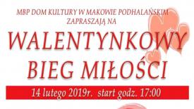 Maków-Sucha: Walentynkowy Bieg Miłości