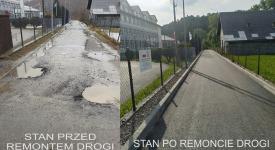 Bystra-Sidzina: Zakończono remont drogi gminnej