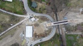 Lachowice: trwa budowa tunelu. Postęp prac oceniali samorządowcy.