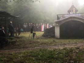 Pogoda nie odstraszyła uczestników Mszy Św. za Ojczyznę