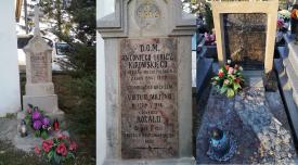 Na makowskim cmentarzu odnowiono dwa nagrobki
