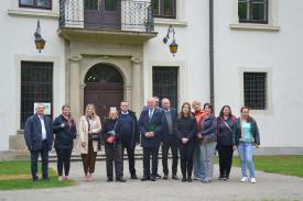 Unijna delegacja z wizytą w Suchej Beskidzkiej. Doceniono inwestycje miasta.