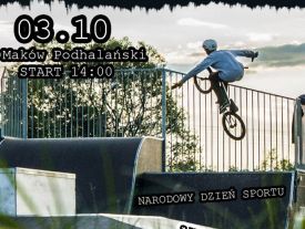  BMX/MTB na skate parku w Makowie Podhalańskim. 