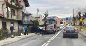 Wypadek w Makowie Podhalańskim. Kobieta i dziecko w szpitalu