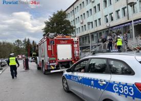 Planowe ćwiczenia przeciwpożarowe w Szpitalu w Suchej Beskidzkiej.