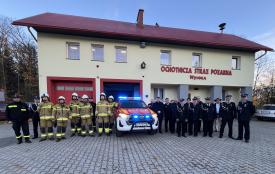 OSP Wysoka wzbogaciła się o nowy wóz strażacki.