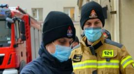 Strażak z KP PSP w Suchej Beskidzkiej pomagał na Słowacji