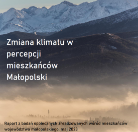 Zmiana klimatu w percepcji mieszkańców Małopolski.