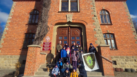 Zuchy z wizytą w Urzędzie Miasta Jordanowa.