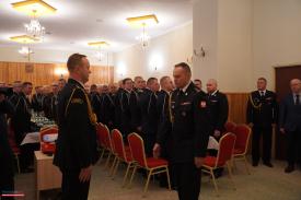 Podsumowanie roku służby strażaków powiatu suskiego w OSP Sidzina.