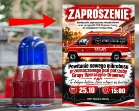 Nowy mikrobus dla OSP Maków Dolny. Wielkie wydarzenie już 25 października.