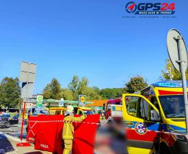 Poważny wypadek w sąsiednim powiecie. Zderzenie samochodów i potrącenie pieszych w Żywcu.