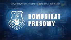 Niepokojący komunikat wojska dotyczący południowo-wschodniej części Polski. 