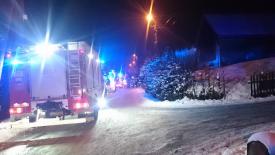 Wieczorna akcja strażaków w Juszczynie