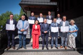 Miasto Jordanów z promesą na Zrównoważony Rozwój Ekologiczny.