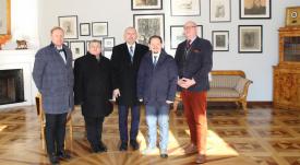 Konsul Generalny Węgier w Krakowie z wizytą w Zamku Suskim