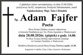 NEKROLOG - Adam Fajfer