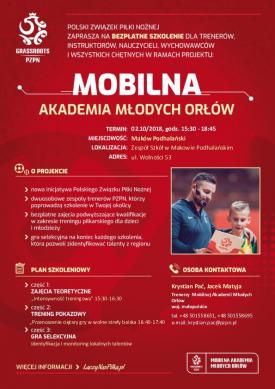 Mobilna Akademia Młodych Orłów zaprasza dzieci i trenerów 