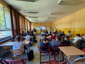Spotkania z ekspertami NASK w Suchej Beskidzkiej i Makowie Podhalańskim.