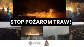 Stop pożarom traw - Zobacz jak szybko rozprzestrzenia się pożar traw !