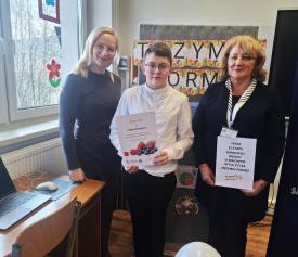 Uczeń z powiatu suskiego w ogólnopolskim finale konkursu „Trzymaj Formę”.