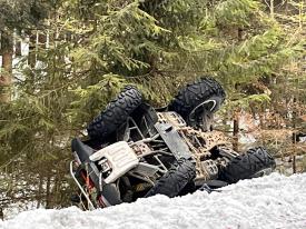 Wypadek w Zawoi - interweniowały służby ratunkowe.