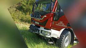 Pożar beli siana w Bystrej – interweniowali strażacy.